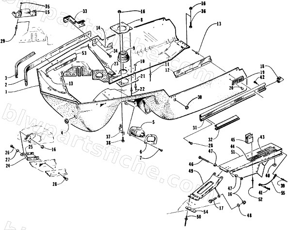 BELLY PAN ASSEMBLY diagram
