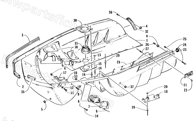 BELLY PAN ASSEMBLY diagram