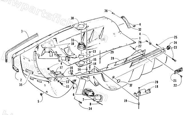 BELLY PAN ASSEMBLY diagram