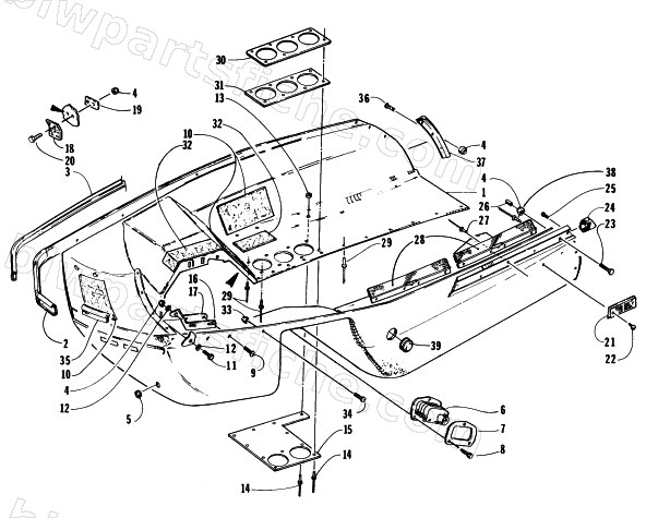 BELLY PAN ASSEMBLY diagram