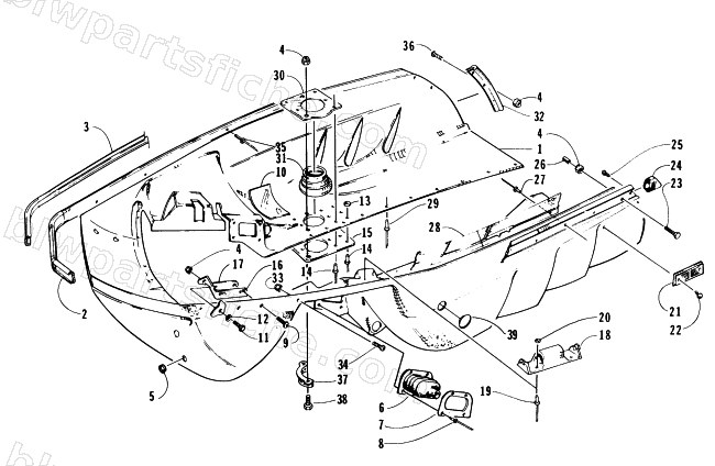 BELLY PAN ASSEMBLY diagram