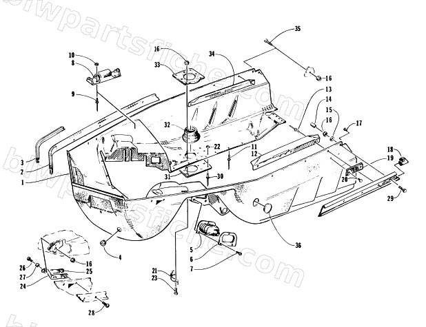 BELLY PAN ASSEMBLY diagram