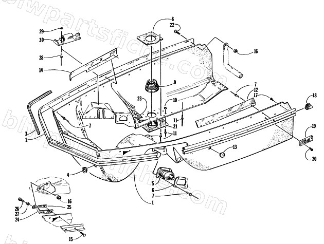 BELLY PAN ASSEMBLY diagram