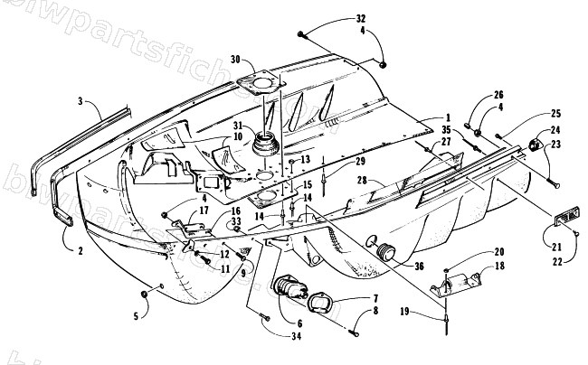 BELLY PAN ASSEMBLY diagram