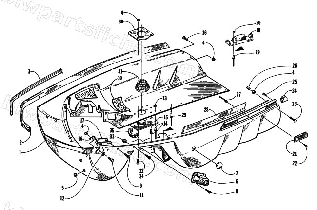 BELLY PAN ASSEMBLY diagram