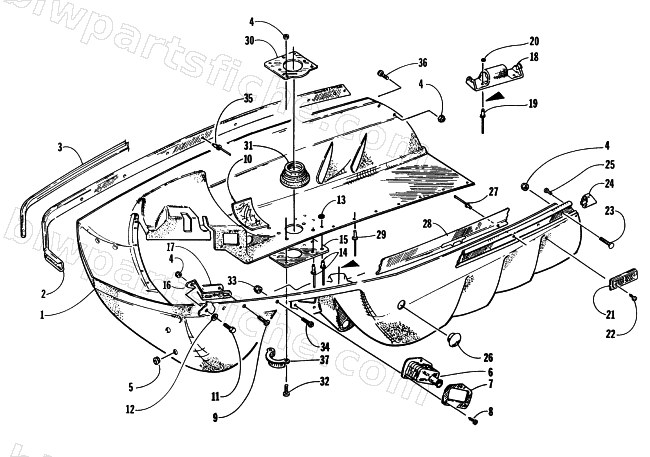 BELLY PAN ASSEMBLY diagram