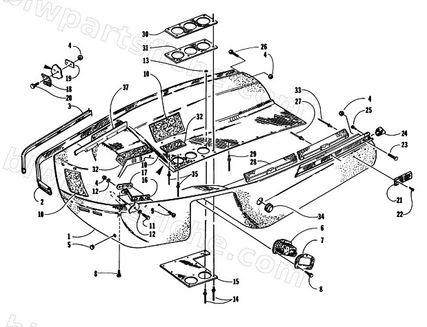 BELLY PAN ASSEMBLY diagram