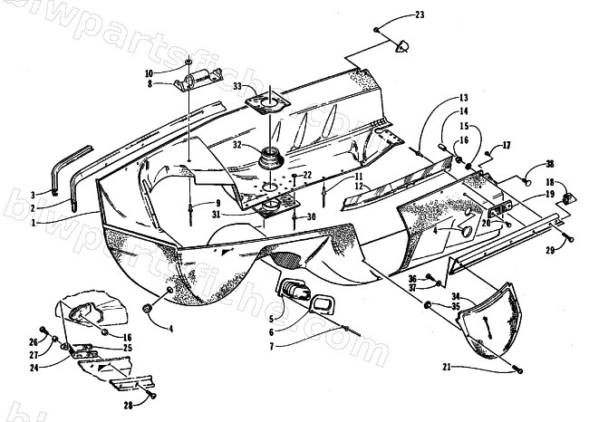 BELLY PAN ASSEMBLY diagram