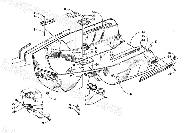 BELLY PAN ASSEMBLY diagram