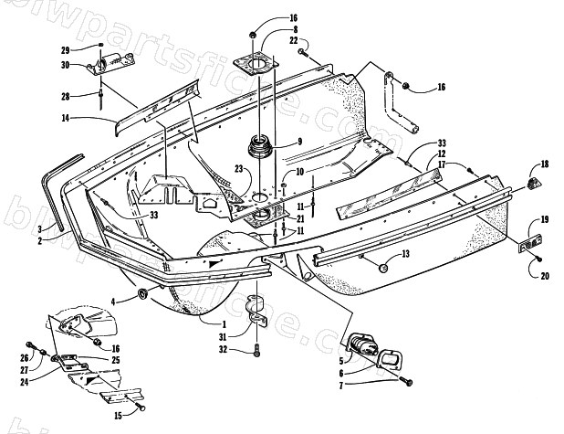 BELLY PAN ASSEMBLY diagram