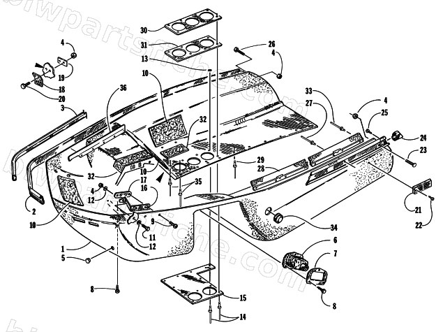 BELLY PAN ASSEMBLY diagram