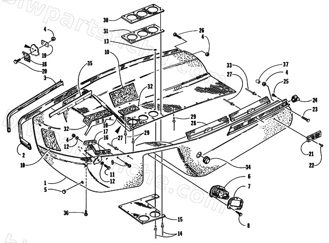 BELLY PAN ASSEMBLY diagram