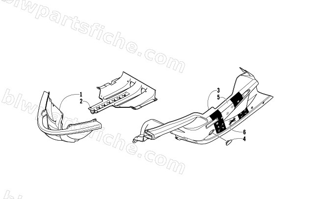 BELLY PAN FIGHTER SILVER diagram