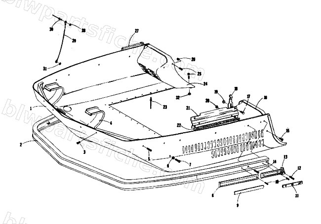 BELLY PAN diagram