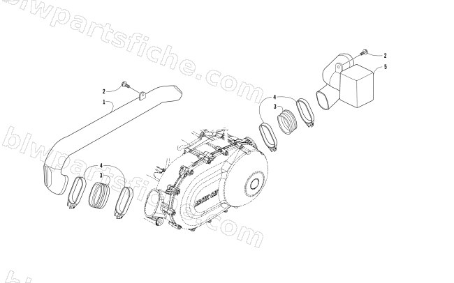 BELT COOLING ASSEMBLY diagram