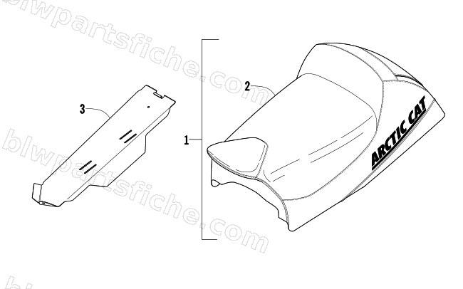 BELT GUARD AND SEAT diagram