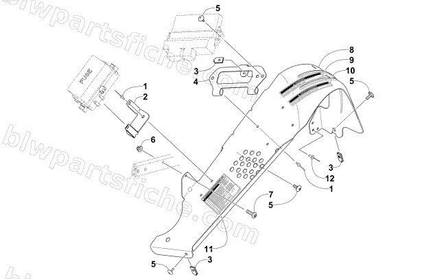 BELT GUARD ASSEMBLY diagram