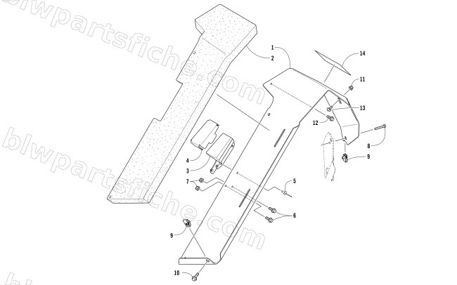 BELT GUARD ASSEMBLY diagram