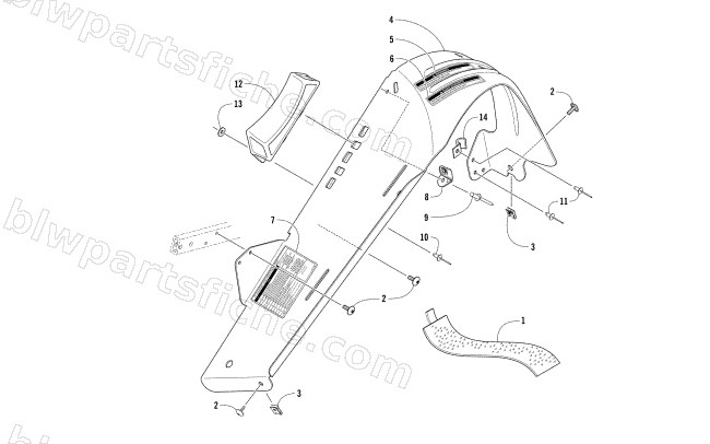 BELT GUARD ASSEMBLY diagram
