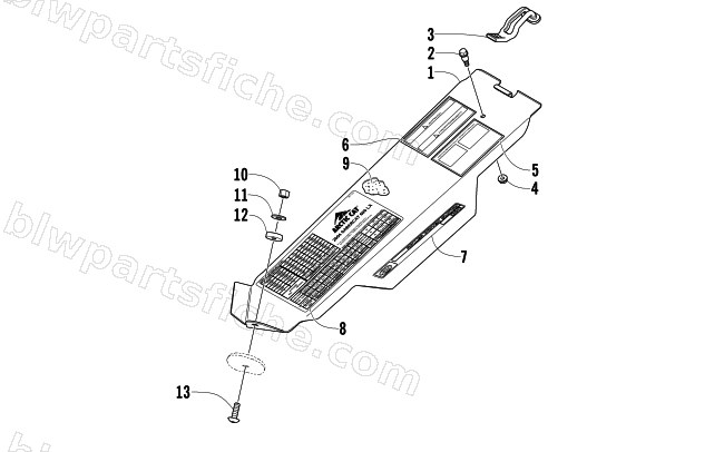BELT GUARD ASSEMBLY diagram