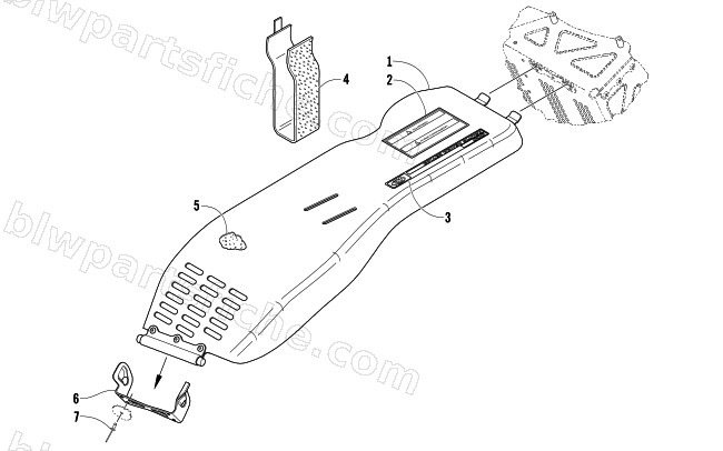 BELT GUARD ASSEMBLY diagram