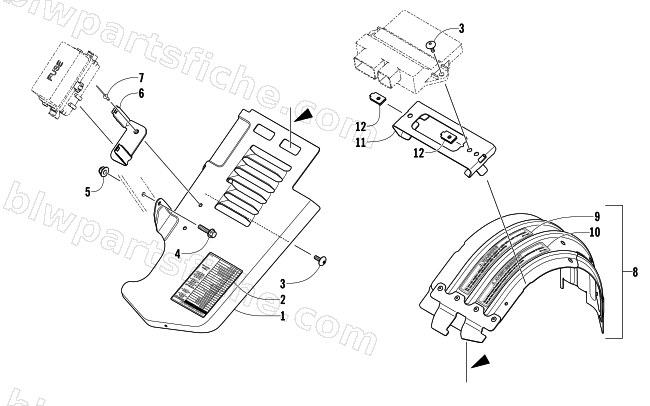 BELT GUARD ASSEMBLY diagram