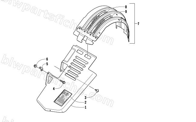 BELT GUARD ASSEMBLY diagram