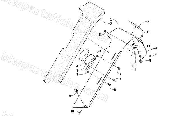 BELT GUARD ASSEMBLY diagram