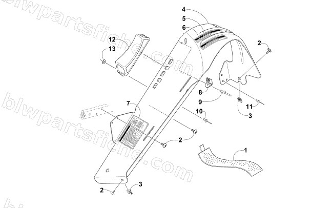 BELT GUARD ASSEMBLY diagram