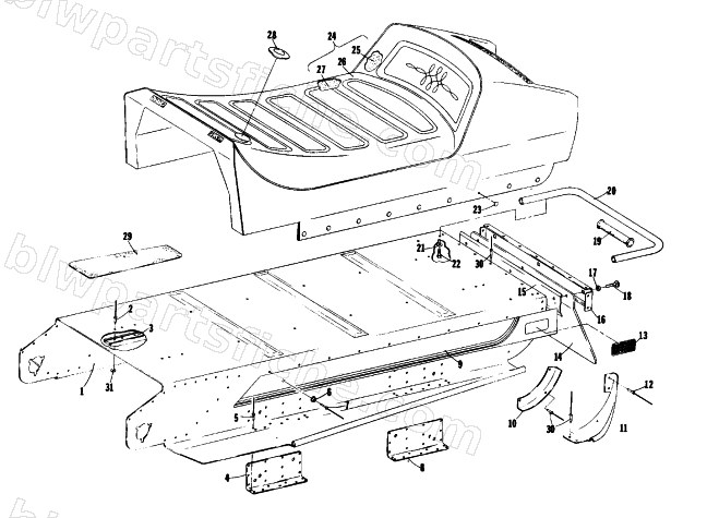 BODY AND SEAT diagram