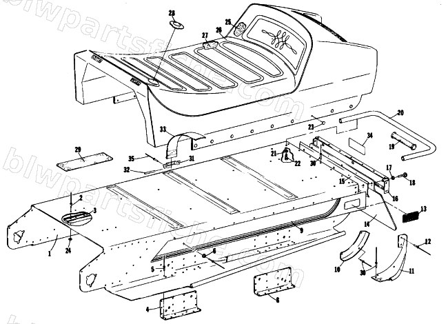 BODY AND SEAT diagram