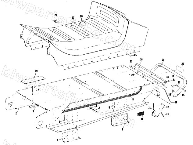 BODY AND SEAT diagram