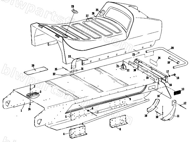 BODY AND SEAT diagram