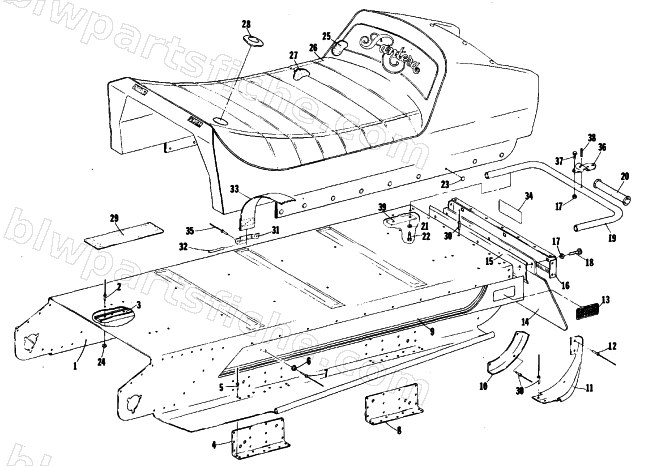 BODY AND SEAT diagram