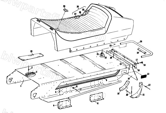 BODY AND SEAT diagram