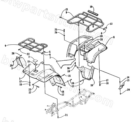 BODY PANEL ASSEMBLY diagram