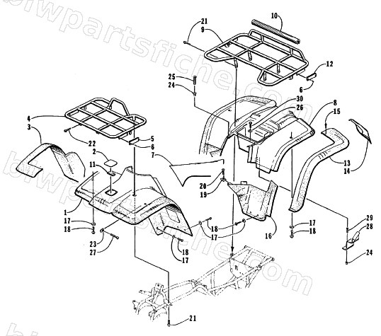 BODY PANEL ASSEMBLY diagram
