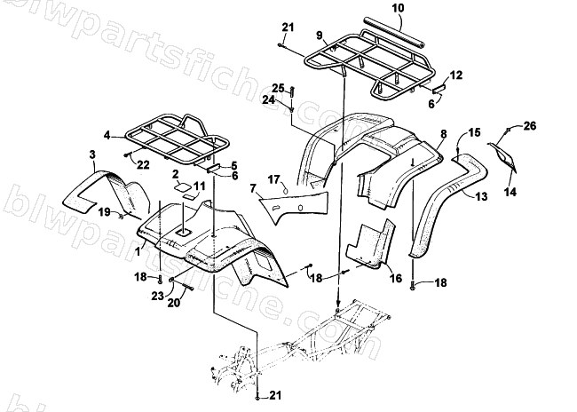 BODY PANEL ASSEMBLY diagram