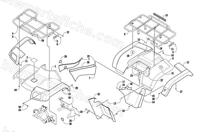 BODY PANEL ASSEMBLY diagram