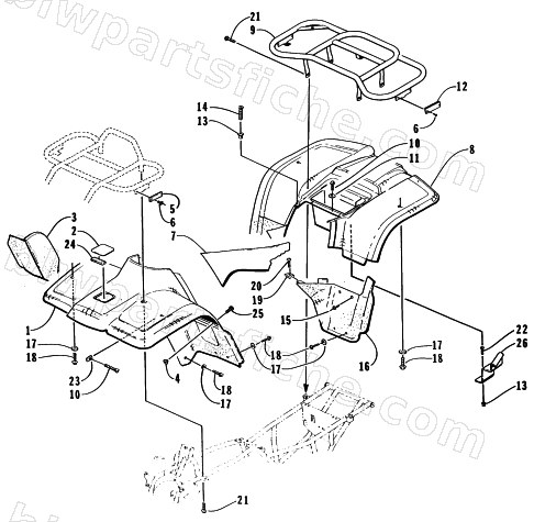 BODY PANEL ASSEMBLY diagram