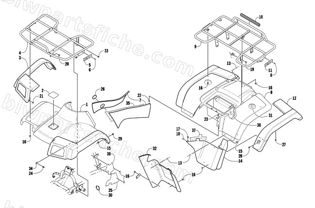 BODY PANEL ASSEMBLY diagram