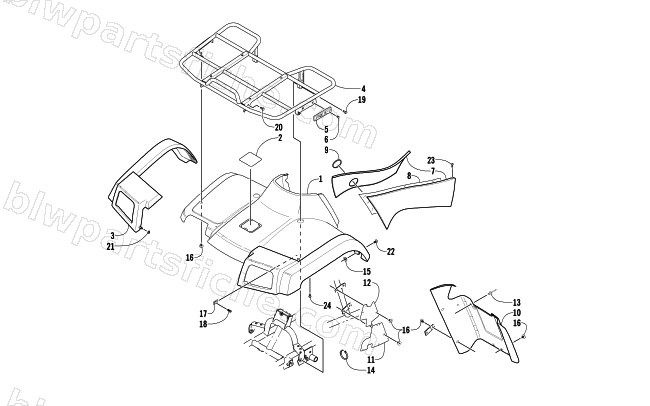BODY PANEL ASSEMBLY diagram