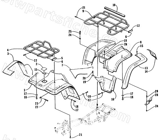 BODY PANEL ASSEMBLY diagram