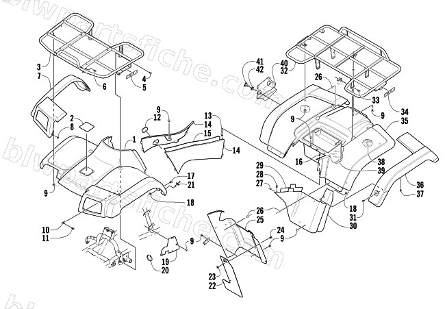BODY PANEL ASSEMBLY diagram