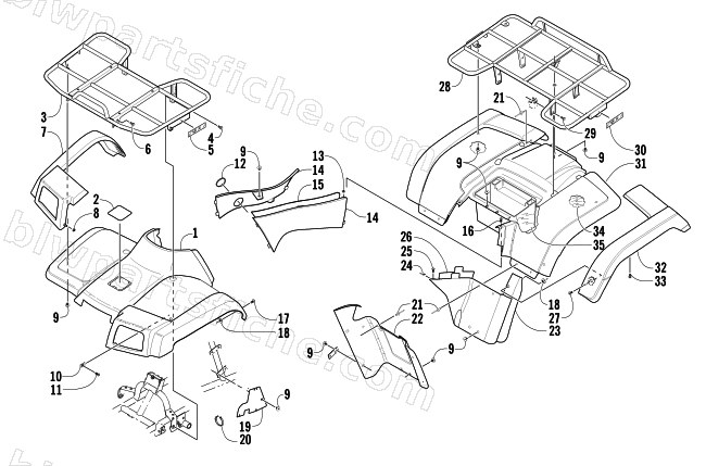 BODY PANEL ASSEMBLY diagram