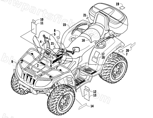 BODY PANELS AND DECALS diagram