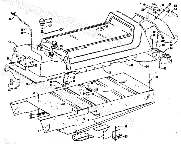 BODY, SEAT, AND GAS TANK diagram
