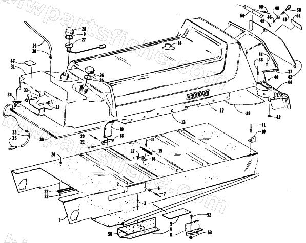 BODY, SEAT, AND GAS TANK diagram