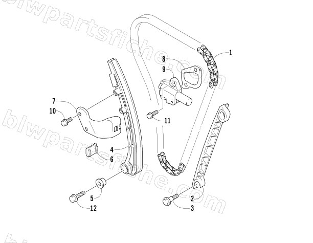CAM CHAIN ASSEMBLY diagram