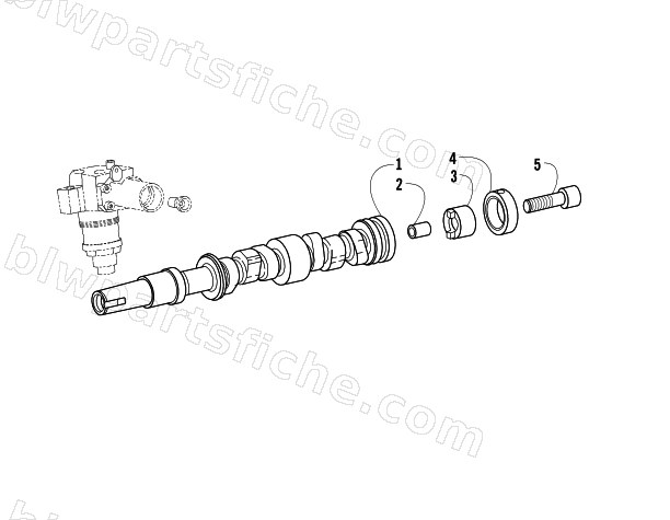 CAMSHAFT AND FUEL PUMP DRIVE ECCENTRIC diagram